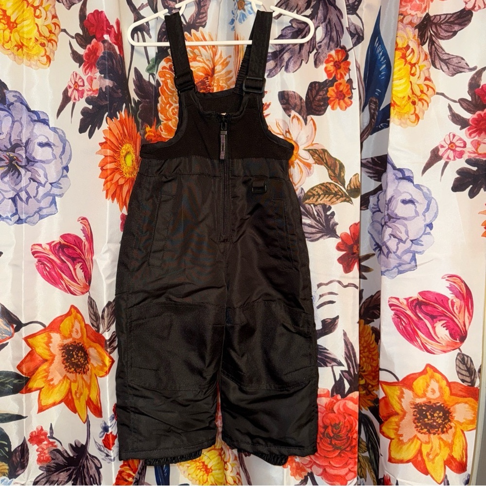 Cherokee Kids Unisex Black Snow Bib